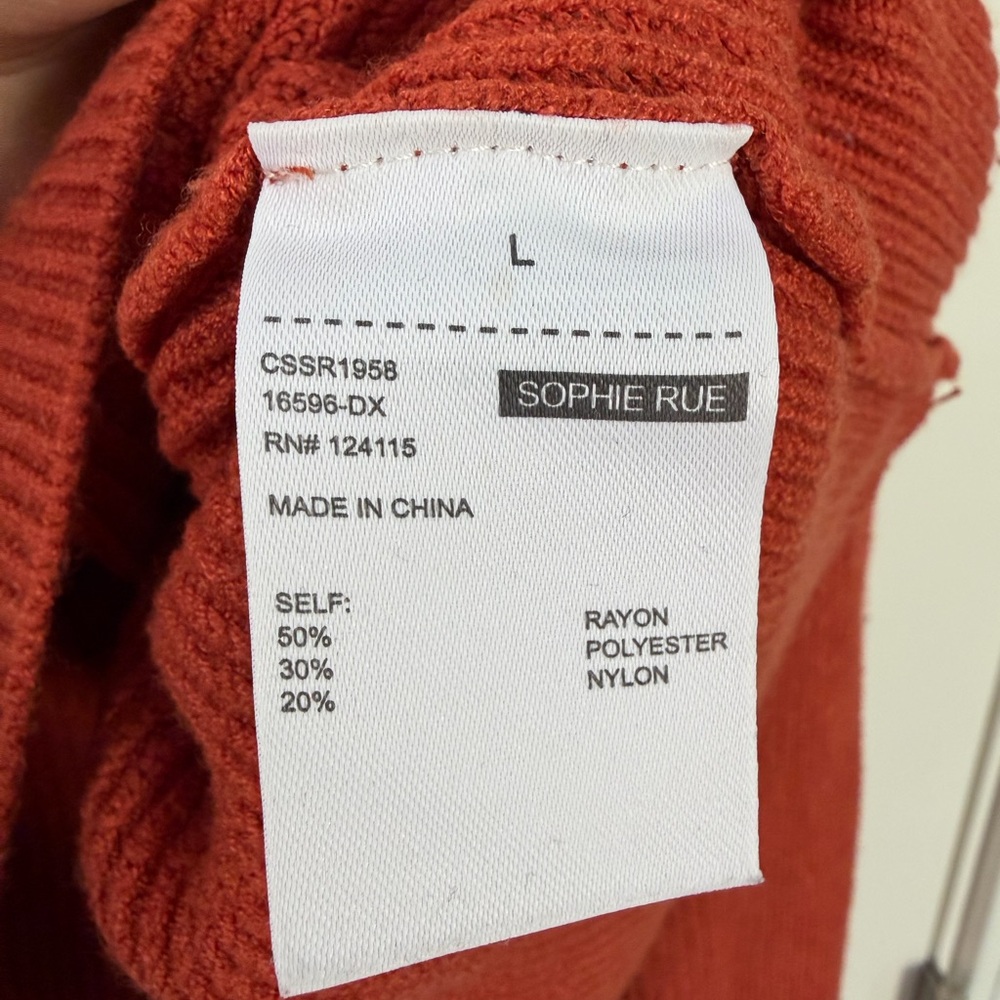 Sophie Rue Colorblock Crew Neck Sweater - Picture 5 of 6